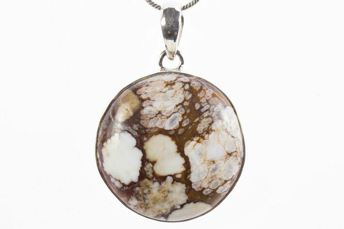 Wild Horse Magnesite Pendant - Sterling Silver #305071